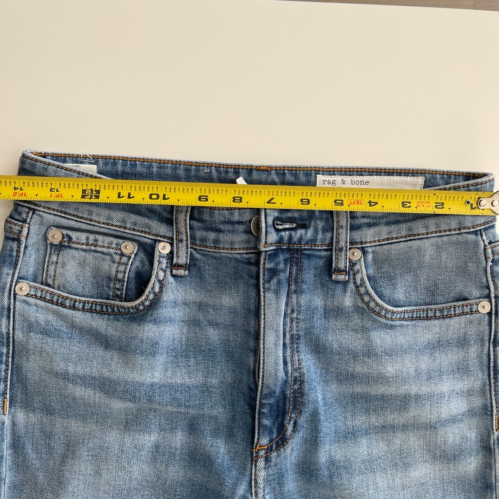 rag & bone Light Blue Cropped Jeans - Picture 5 of 6